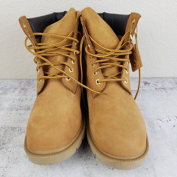 Timberland Classic 6 Inch Waterproof Boot Wheat Nubuck size 8.5 Men\'s NWT main image 15